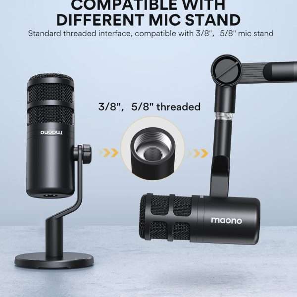 Maono PD100 Podcaster Dynamic XLR Microphone - Image 7