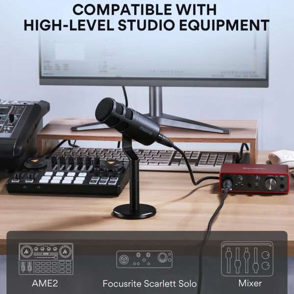 Maono PD100 Podcaster Dynamic XLR Microphone - Image 5