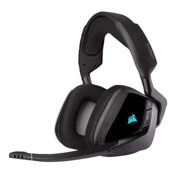 Corsair VOID RGB ELITE Wireless Premium Gaming Headset with 7.1 Surround Sound (Carbon)