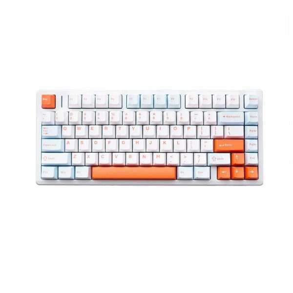 Aula M75 Wireless + Bluetooth HotSwap Mechanical RGB Gaming Keyboard (White)