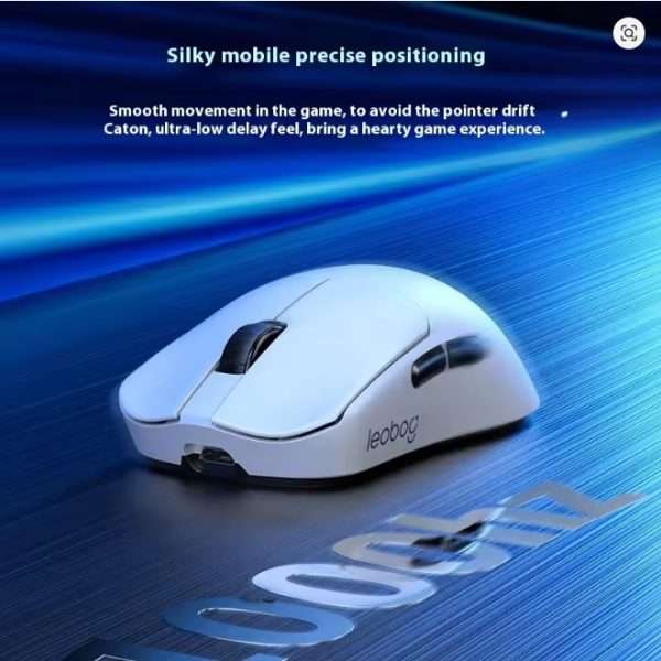 Leobog GM3 Wireless + Bluetooth Gaming Mouse (Yellow) - Image 3