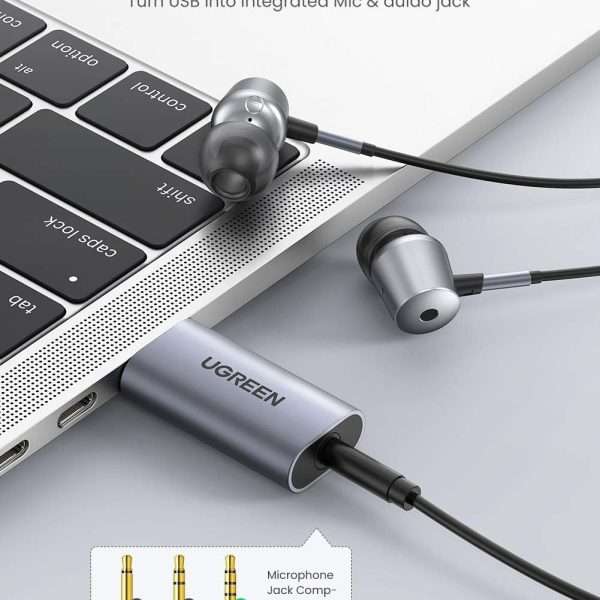 UGreen USB 2.0 External Stereo Sound Adapter (80864) - Image 9