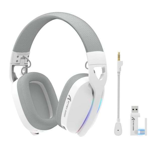 Attack Shark L90 Wireless Gaming Headset (White)