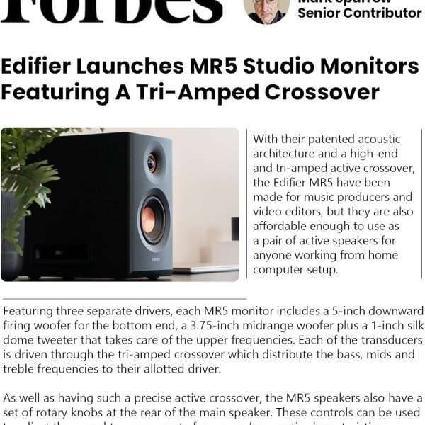 Edifier MR5BT Studio Monitor Bookshelf Speakers (Black) - Image 11