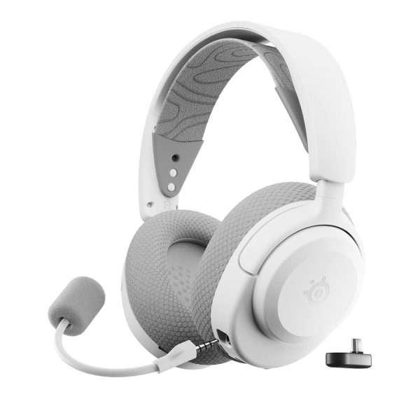 SteelSeries ARCTIS NOVA 3P Wireless + Bluetooth Gaming Headset (White)