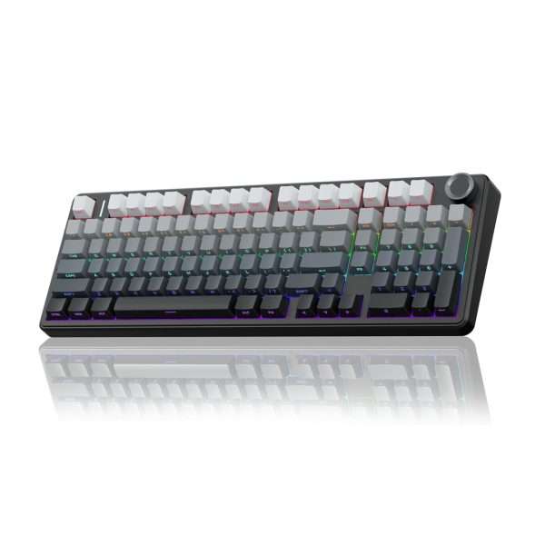 Aula F99 Pro Wireless + Bluetooth RGB Gaming Keyboard (Side Print Black)