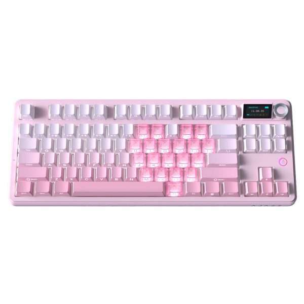 AJAZZ MK87 Pro Wireless + Bluetooth HotSwap Mechanical RGB Gaming ...